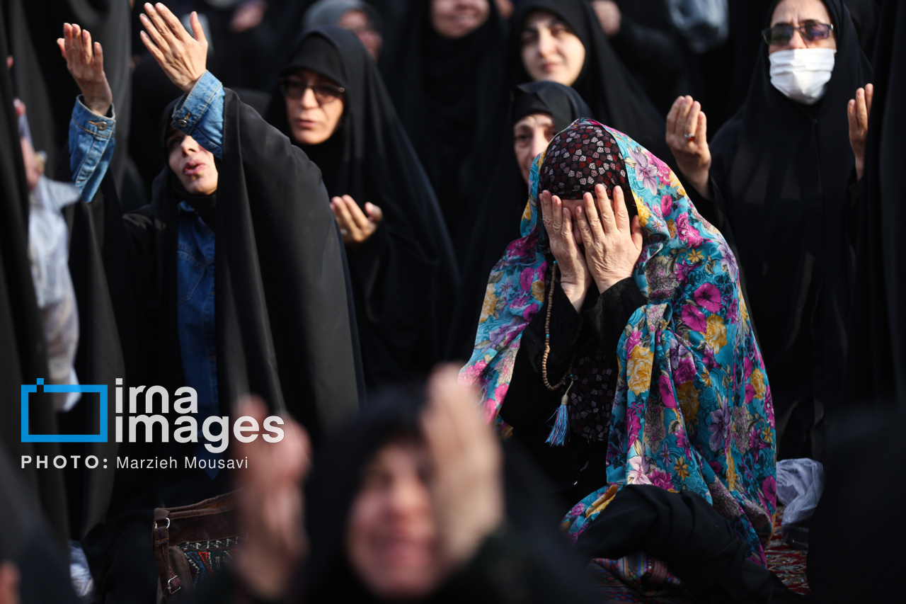  اقامه نماز باران حرم حضرت عبدالعظیم حسنی (ع)