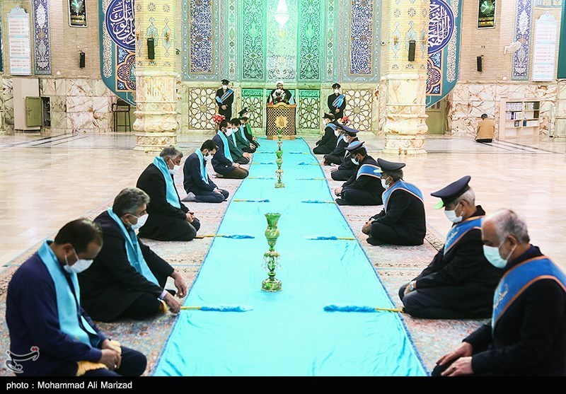 آیین غباروبی مسجد مقدس جمکران در آستانه ماه رمضان