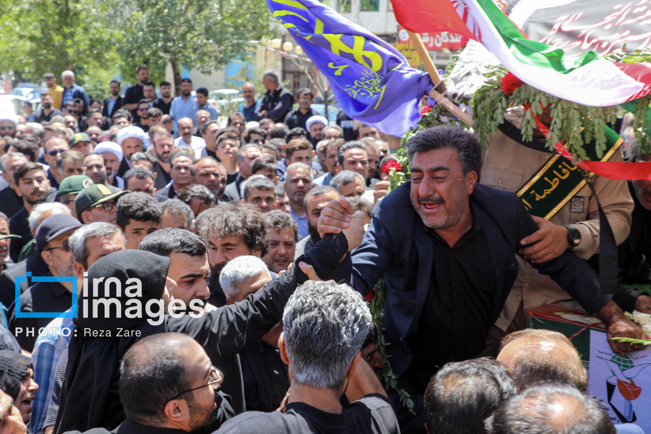 تشییع پیکر شهید «محمدرضا نوروزی مهماندوست