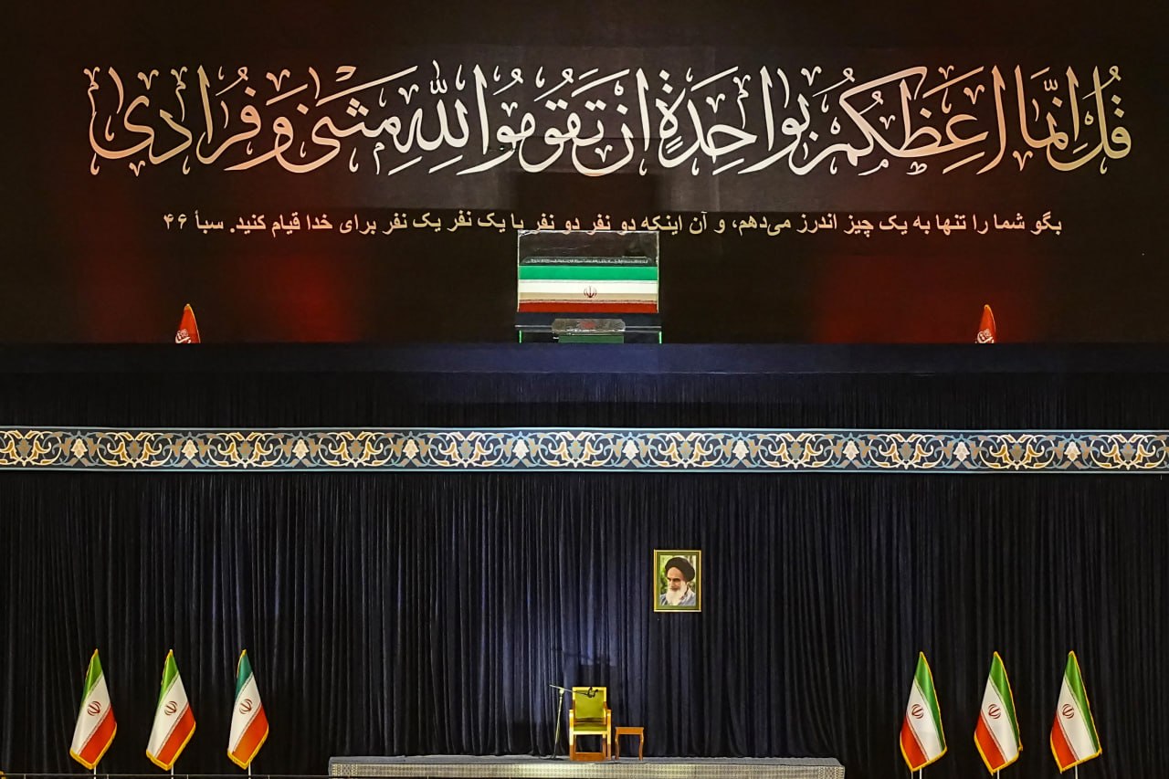 مراسم وداع با پیکر مطهر امام مجاهد شهید