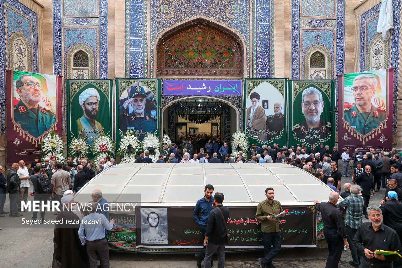 مراسم اربعین شهادت سردارسپهبد شهید غلامعلی رشید
