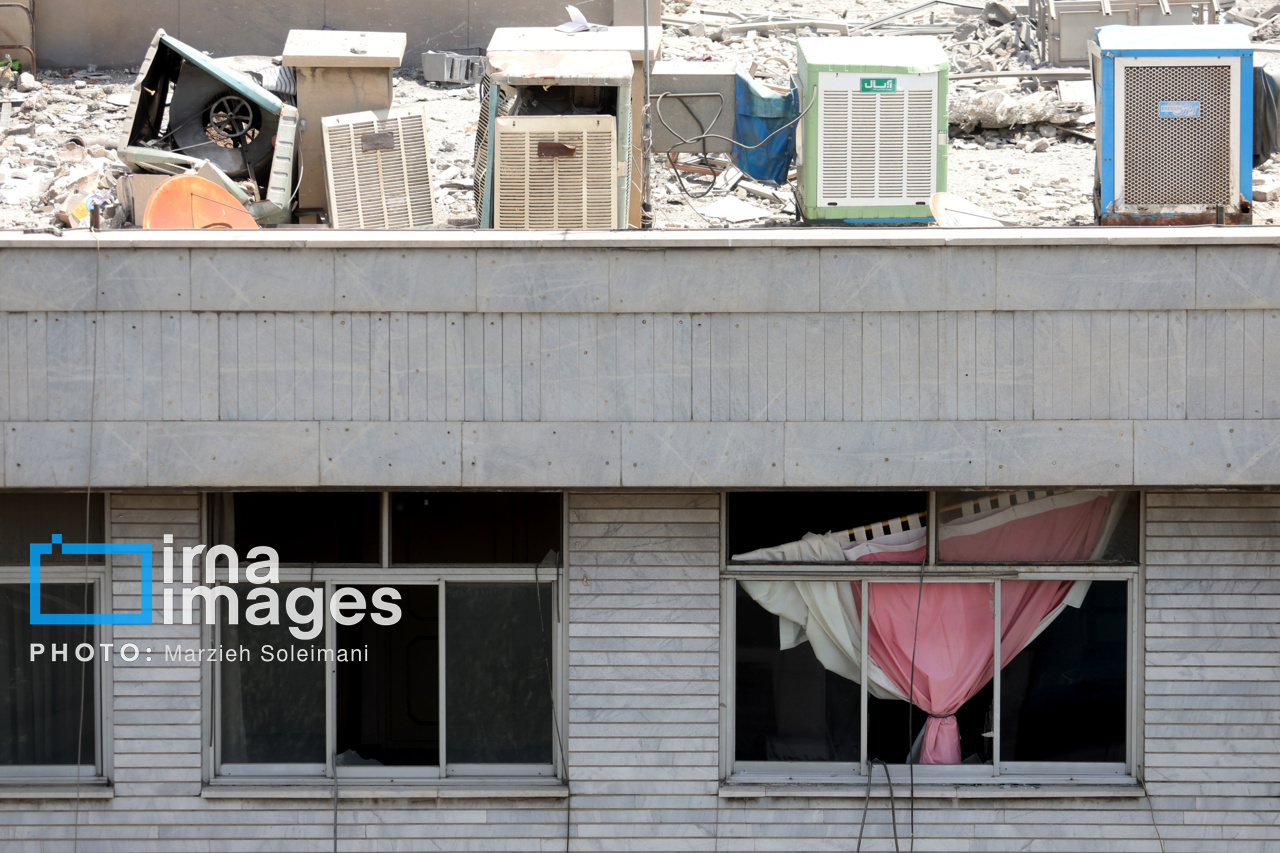 آثار حملات رژیم صهیونیستی در تهران