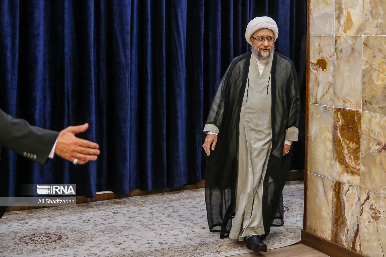 دیدار آملی لاریجانی با رییس شورای مصلحت ترکمنستان