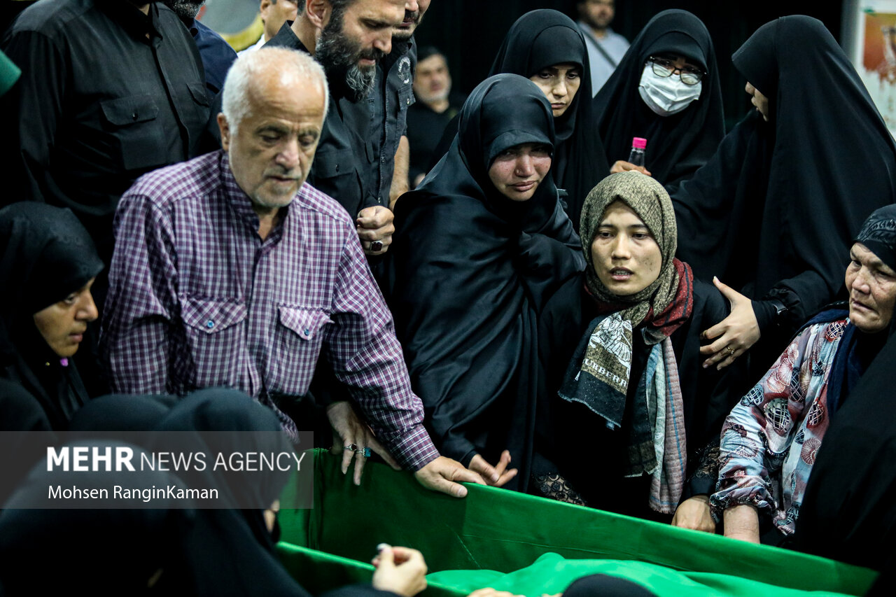 وداع با پیکر مطهر شهید «نورالله نوری» در معراج شهدای تهران