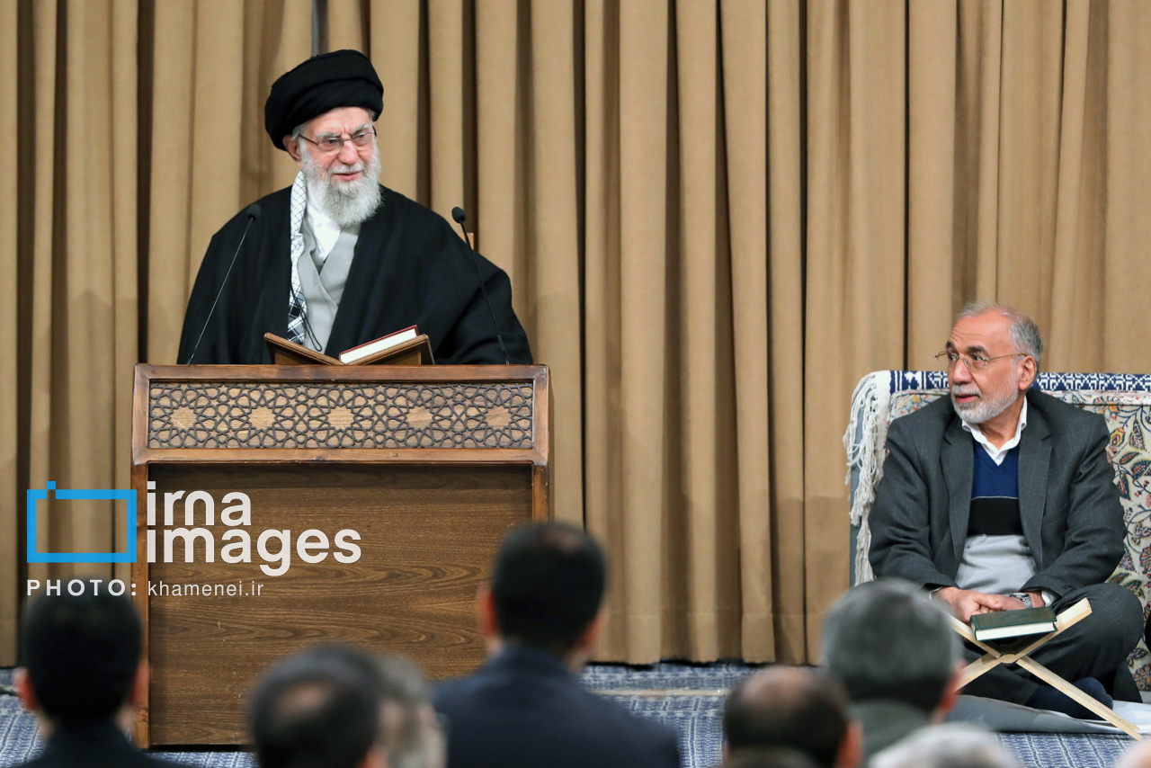 رهبر انقلاب در محفل قرآنی