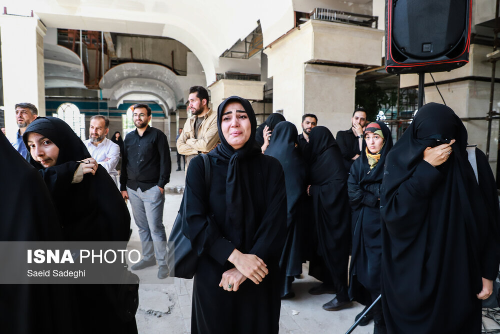 مراسم تشییع و تدفین شهدای تجاوز رژیم صهیونیستی