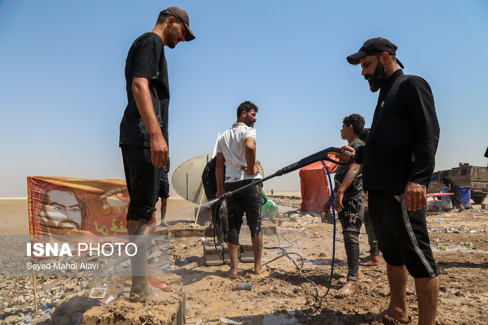 آغاز پیاده روی زائران اربعین از مسیر «رأس‌البیشه» عراق