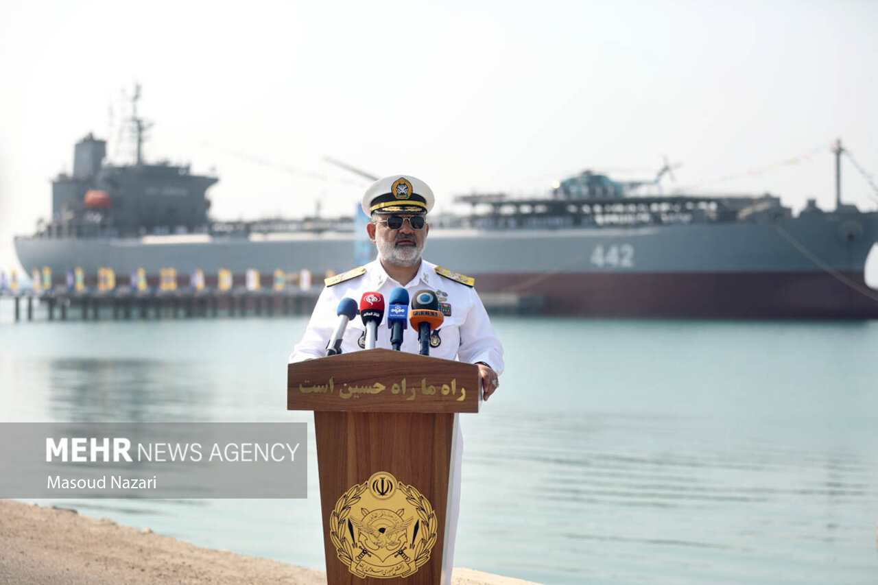 الحاق پایگاه شناوری «کردستان» و ناوشکن «سهند»