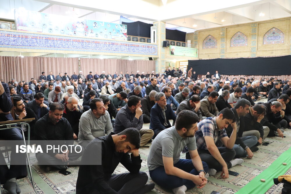 عزاداری دانشگاهیان دانشگاه تبریز 