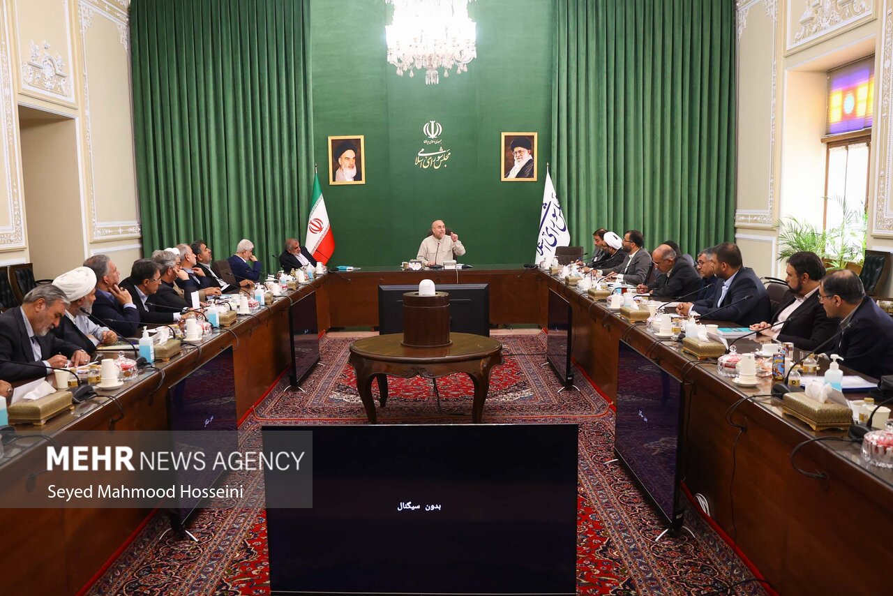نشست شورای هماهنگی مجلس با حضور قالیباف