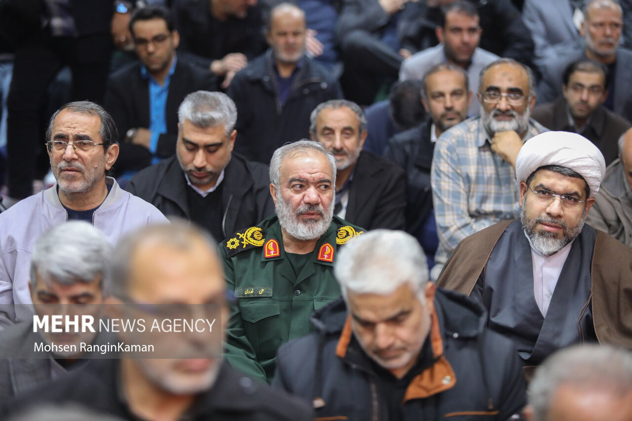 مراسم ختم والده سردار کوثری