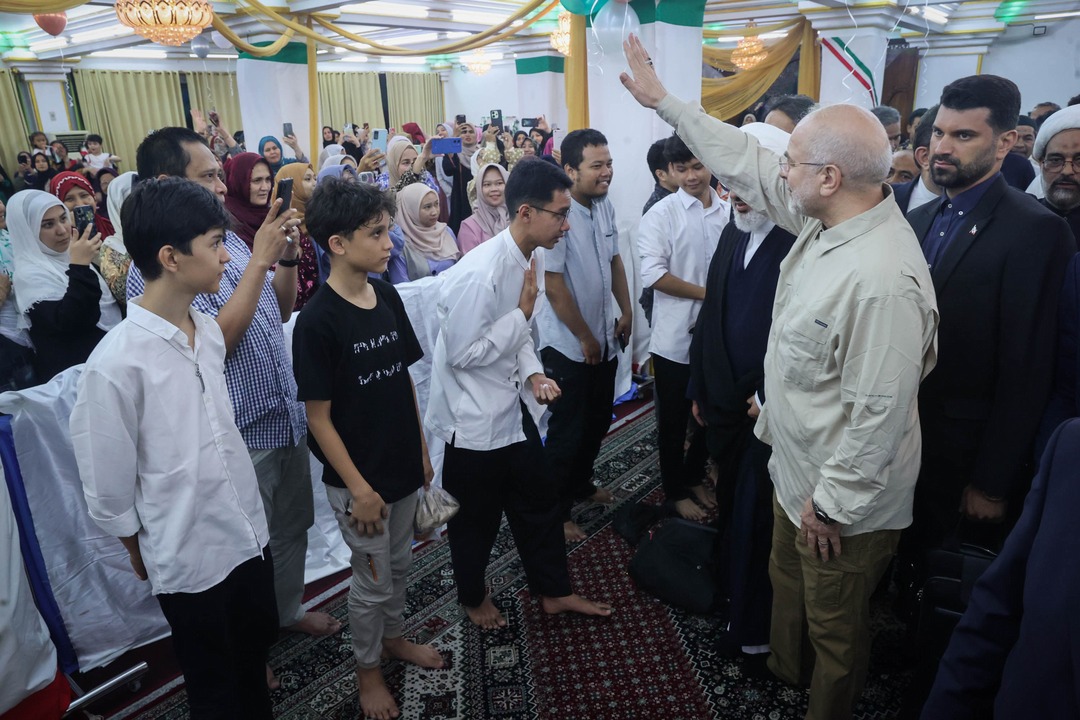 حضور قالیباف در مرکز فرهنگی اسلامی اندونزی