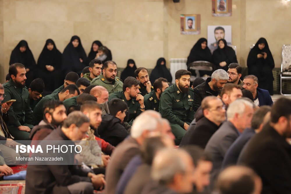 وداع با پیکر های مطهر شهدای گمنام در تبریز