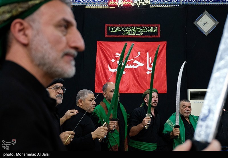 مراسم سنتی مشق شمشیر در قم