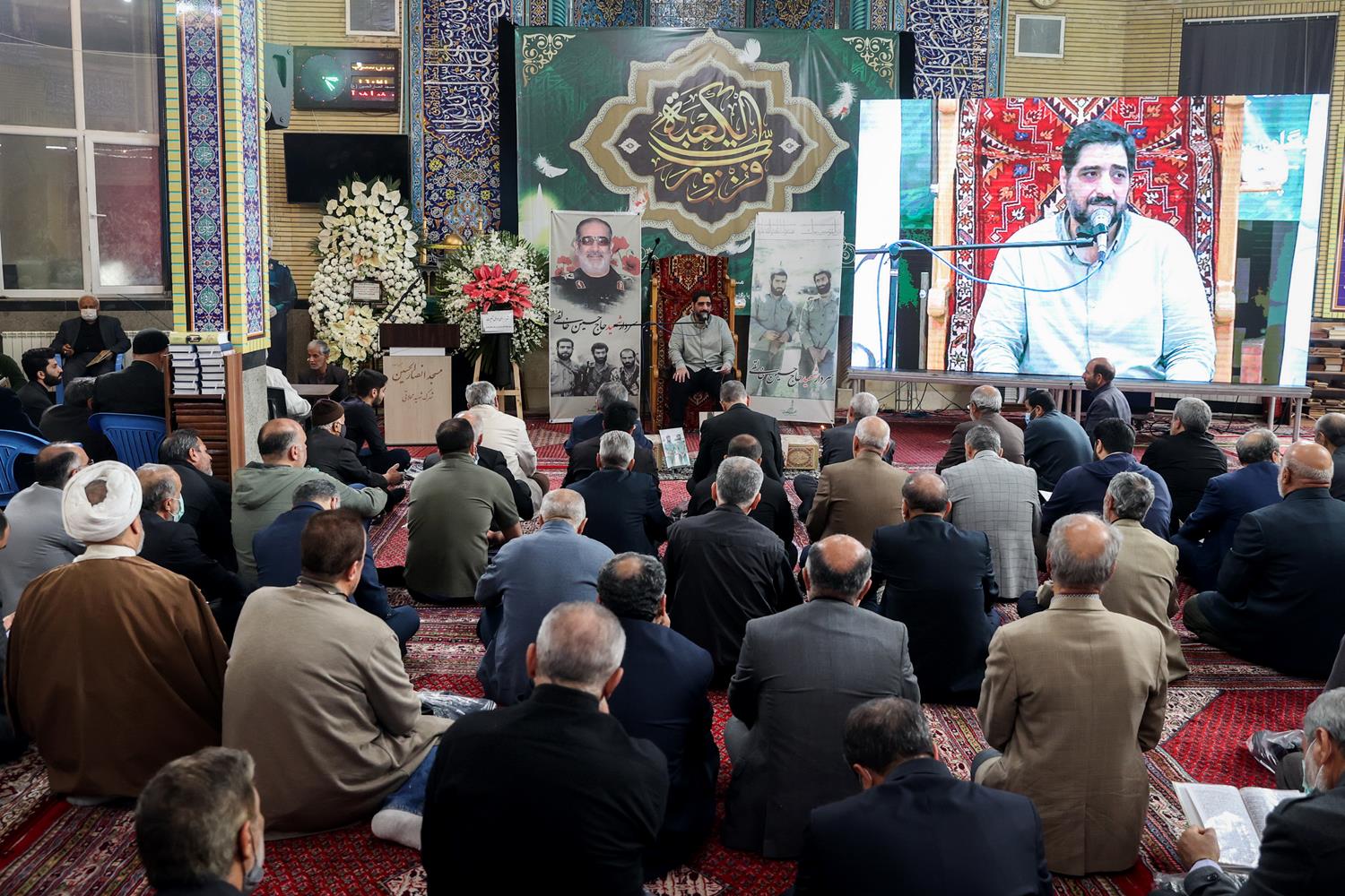 حضور قالیباف در مراسم ترحیم سردار شهید حسین خالقی