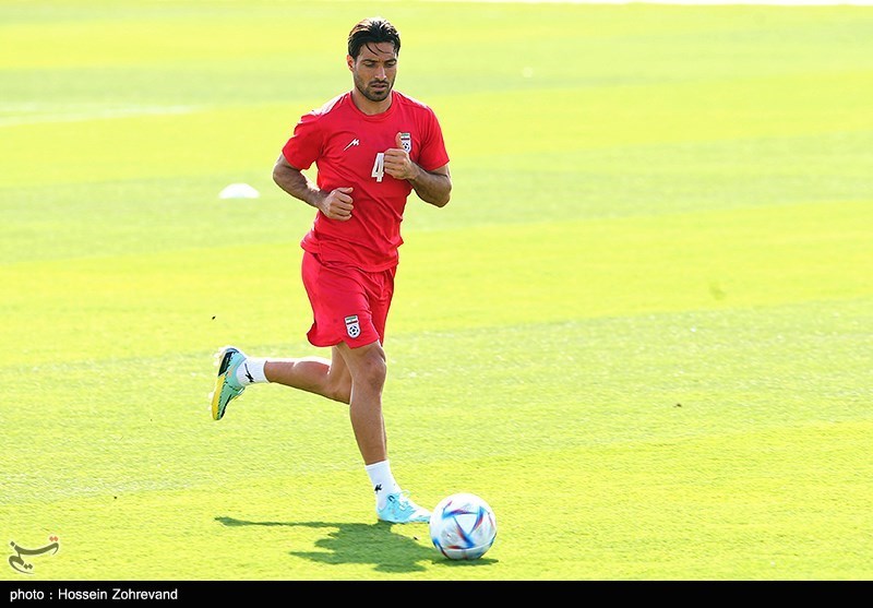 تمرین تیم‌ ملی فوتبال