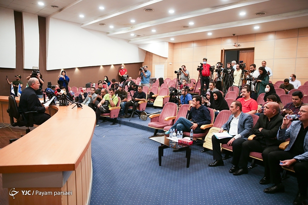 نشست خبری رییس فدراسیون فوتبال