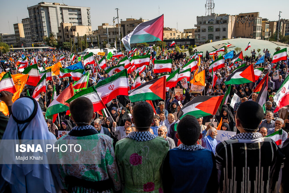 راهپیمایی حمایت از مردم غزه - تهران