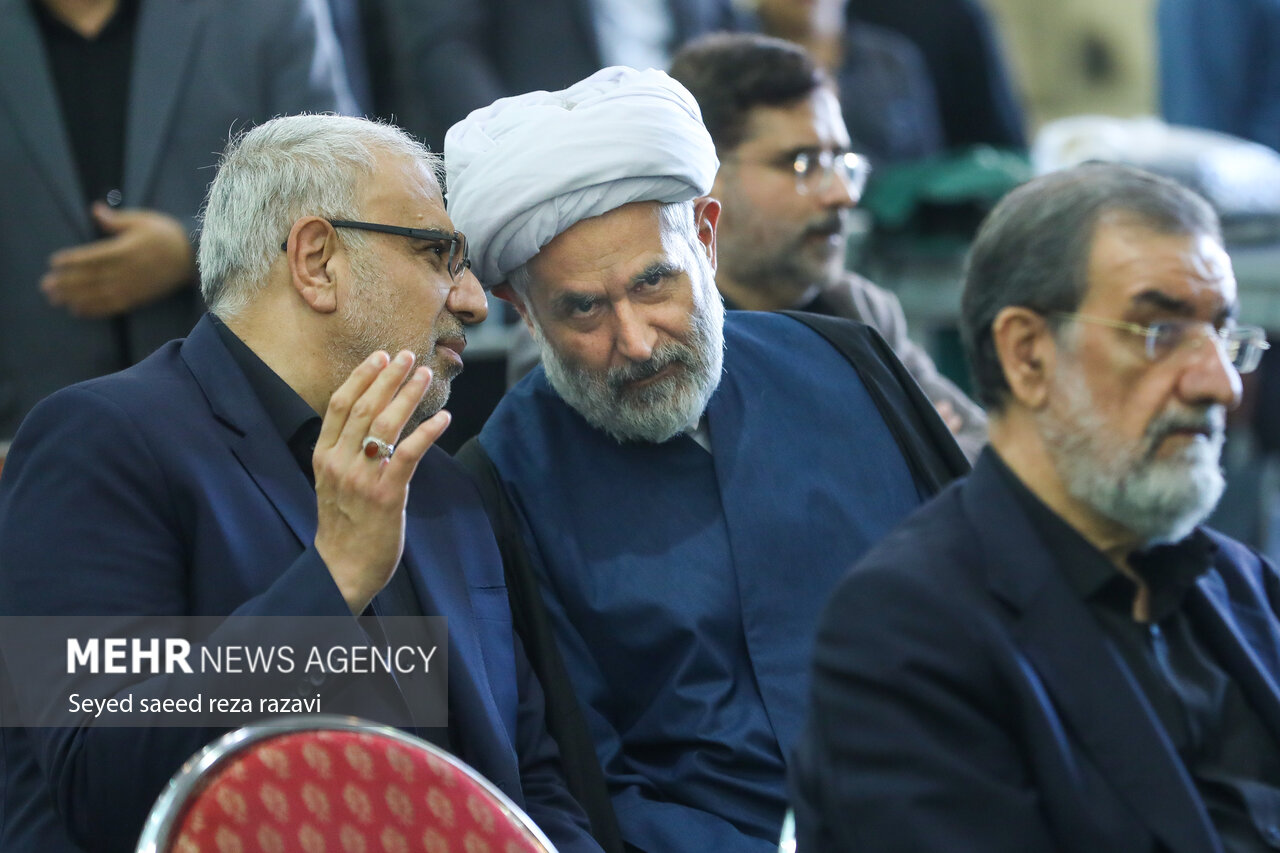 مراسم چهلمین روز شهادت شهدای خدمت