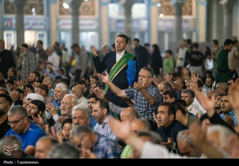 غروب نهم ربیع الاول در مسجد جمکران