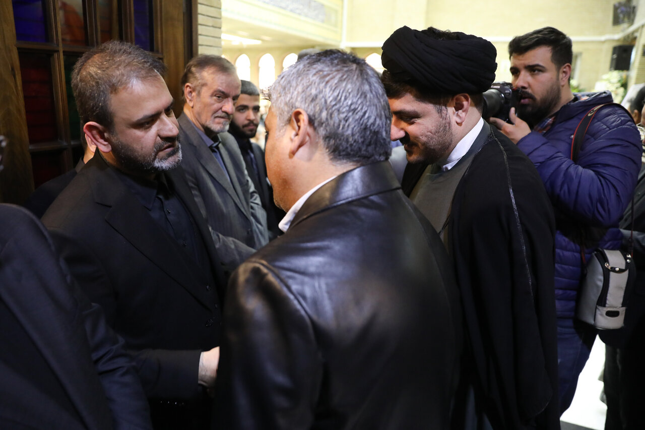 مراسم ختم پدر نماینده مسجد سلیمان با حضور قالیباف