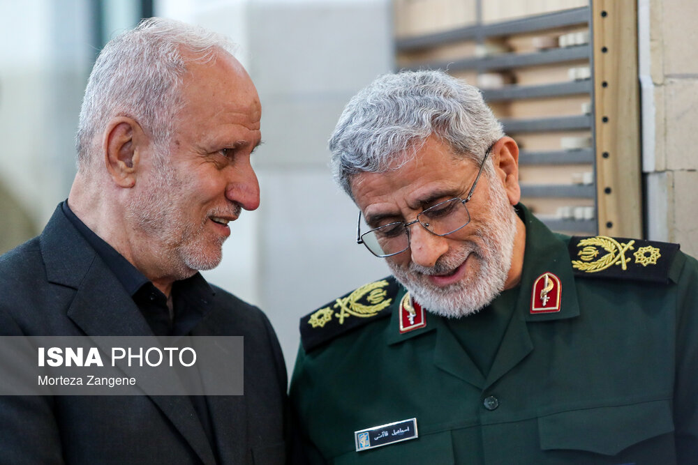 مراسم اولین سالگرد شهادت سردار زاهدی و همراهان