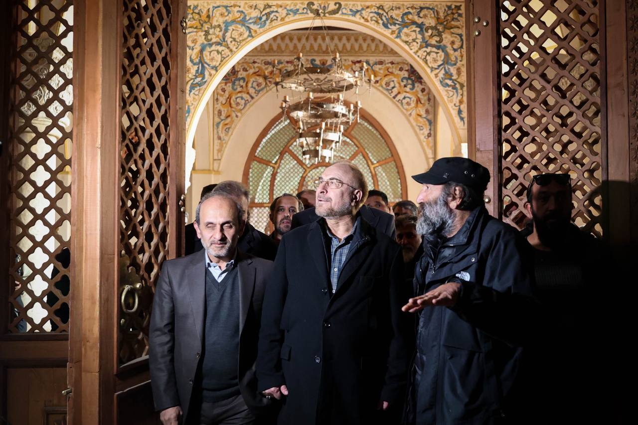 بازدید قالیباف از پشت صحنه سریال سلمان فارسی 