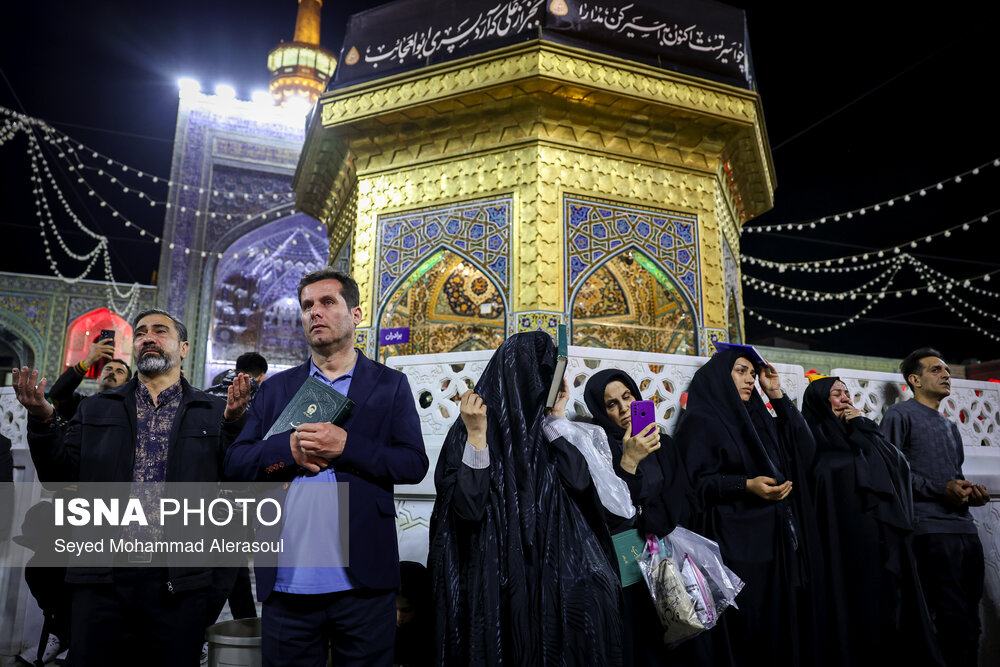 شب نوزدهم ماه مبارک رمضان در حرم مطهر رضوی