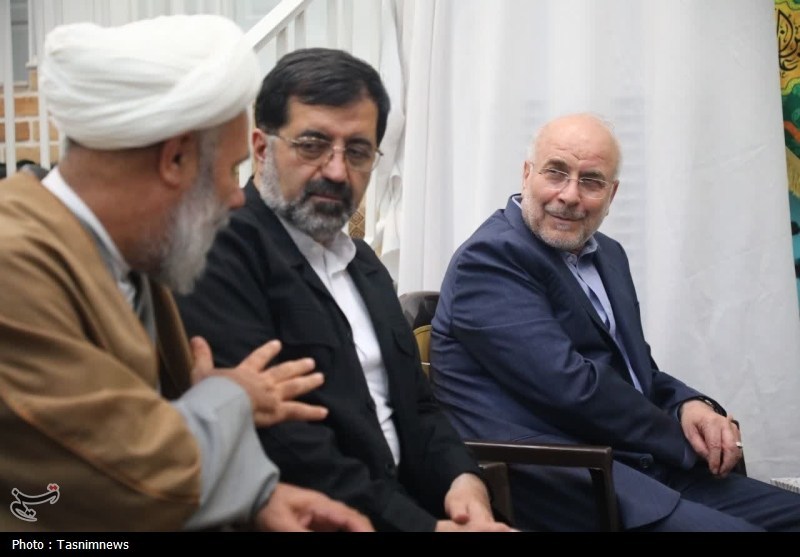 دیدار رئیس مجلس با آیت‌الله شبیری زنجانی