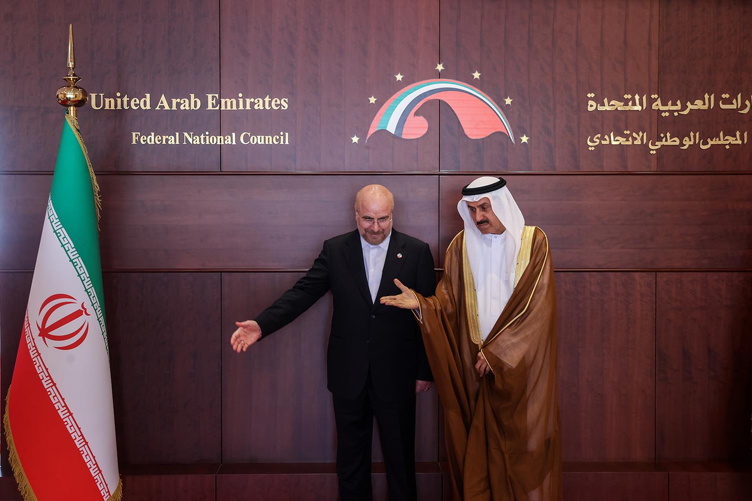 نشست دوجانبه رؤسای مجالس و نشست هیئت‌های‌پارلمانی ایران و امارات