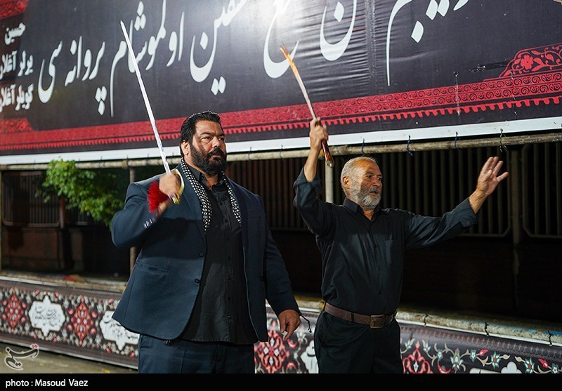 مراسم عزاداری شاه حسین گویان در تبریز