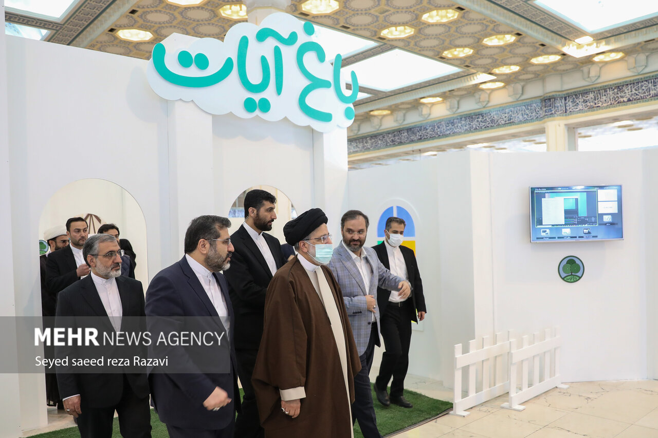 افتتاح نمایشگاه قرآن با حضور رئیسجمهور