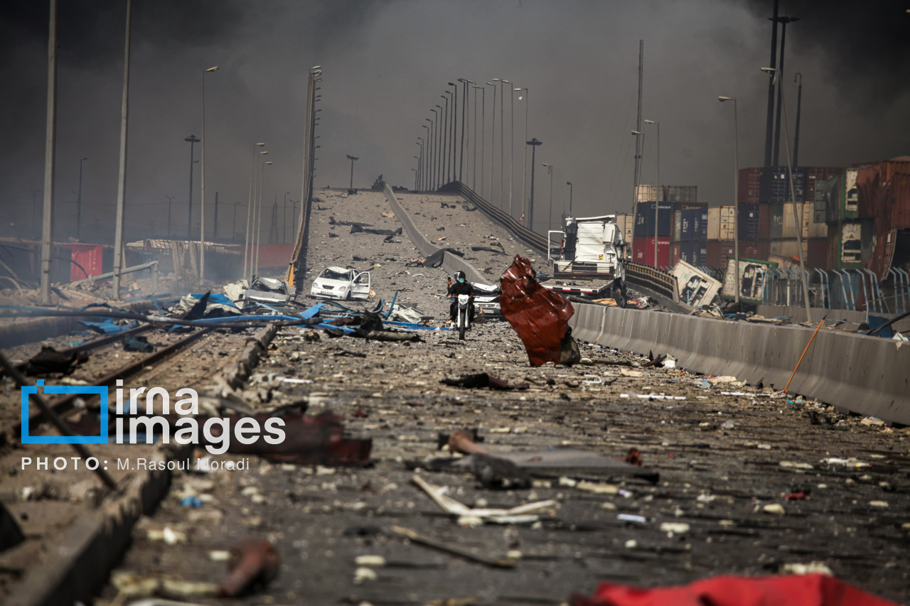 انفجار در «اسکله شهید رجایی»