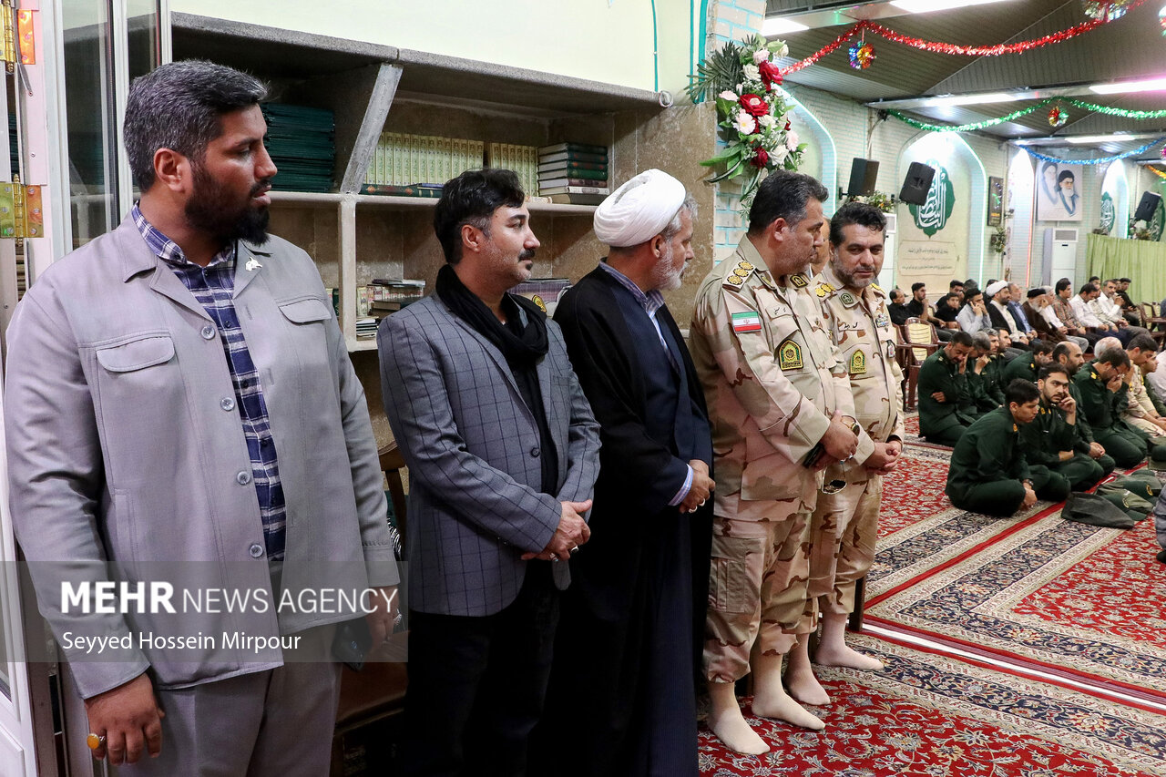 تشییع پیکر سرباز شهید مرزبانی