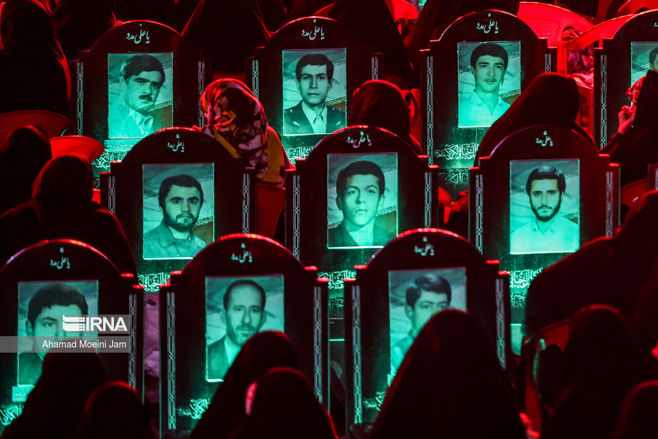 حضور قالیباف در یادواره شهدای باغ فیض