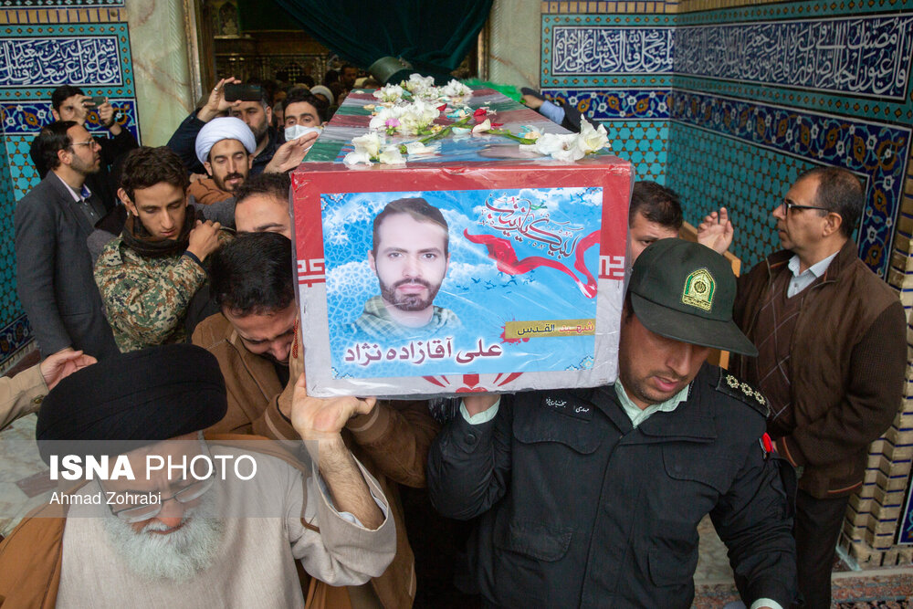 تشییع و تدفین شهدای مدافع حرم