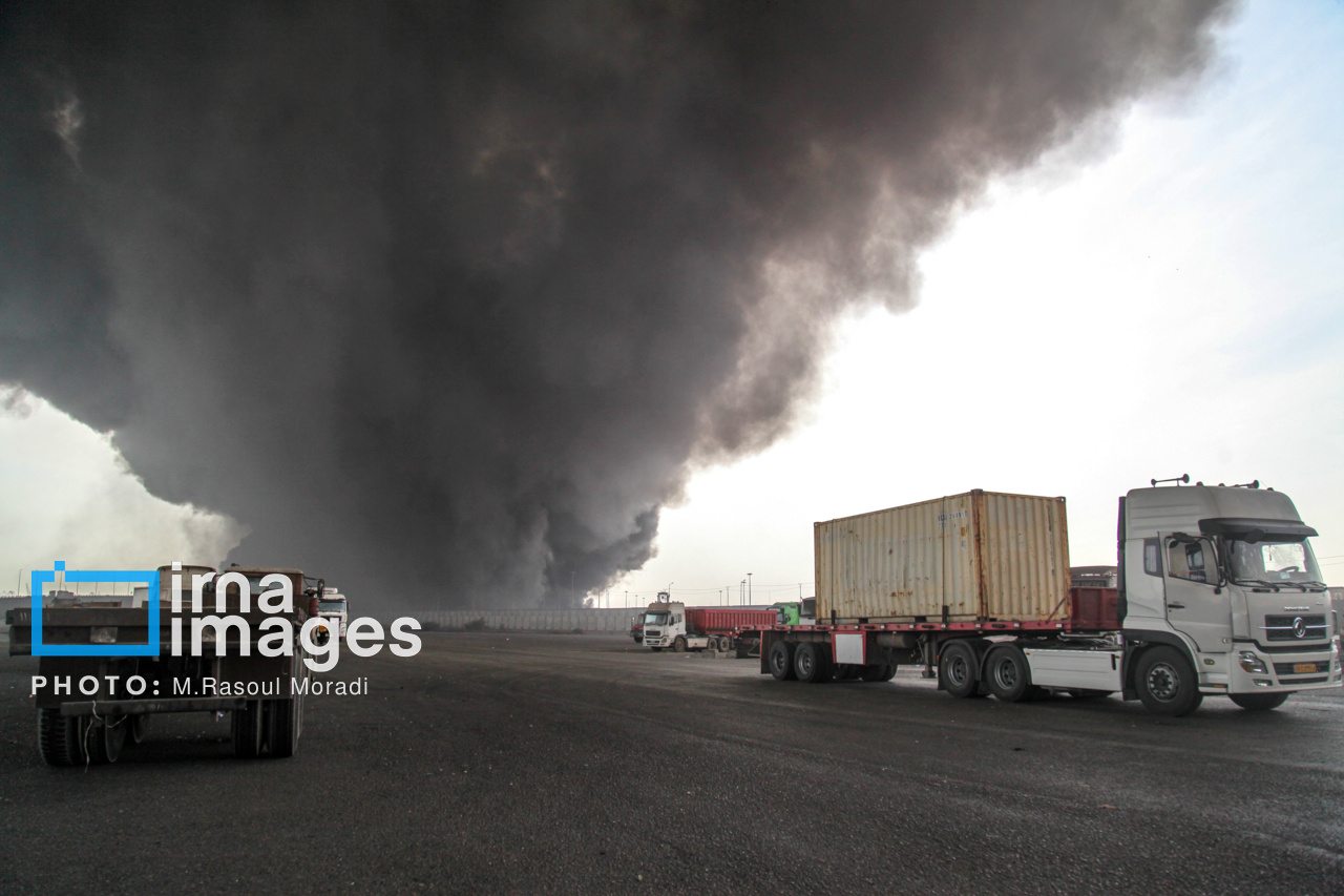 انفجار در «اسکله شهید رجایی»