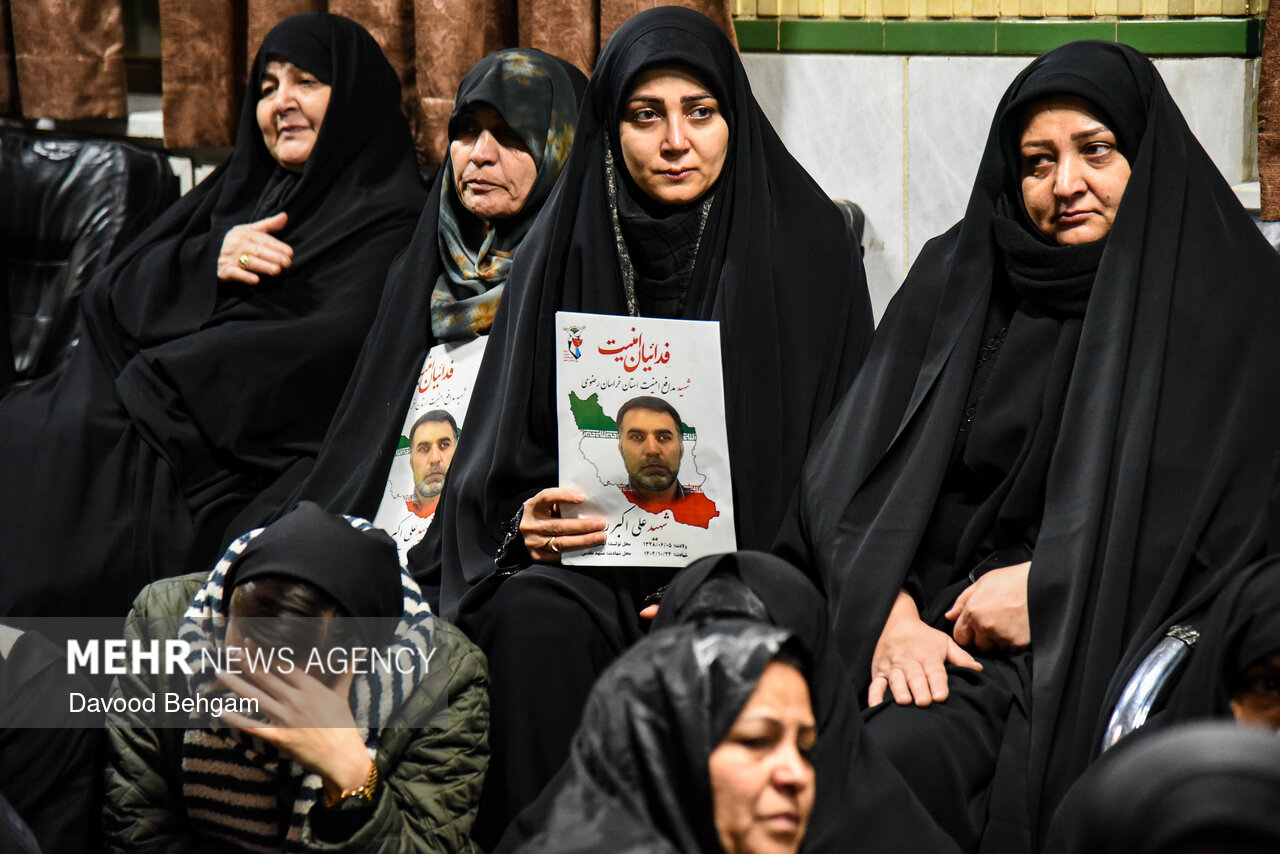  مراسم تشییع پیکر مطهر ۳ شهید مدافع امنیت