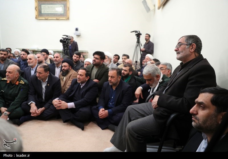 دیدار دست‌اندرکاران برگزاری کنگره شهدای کاشان با رهبر انقلاب