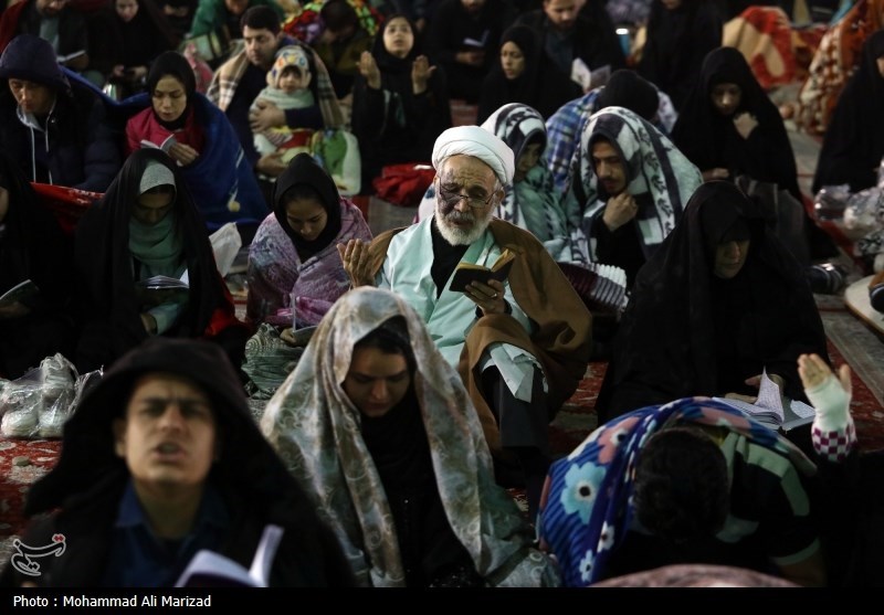  مراسم احیا در مسجدمقدس جمکران