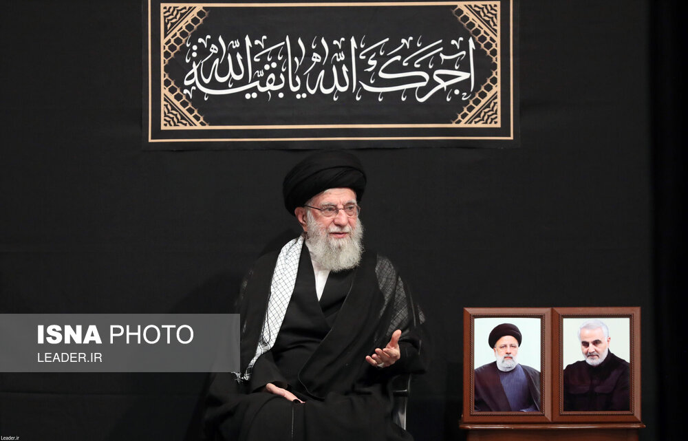  آخرین شب مراسم عزاداری حضرت اباعبدالله الحسین (ع) با حضور رهبری