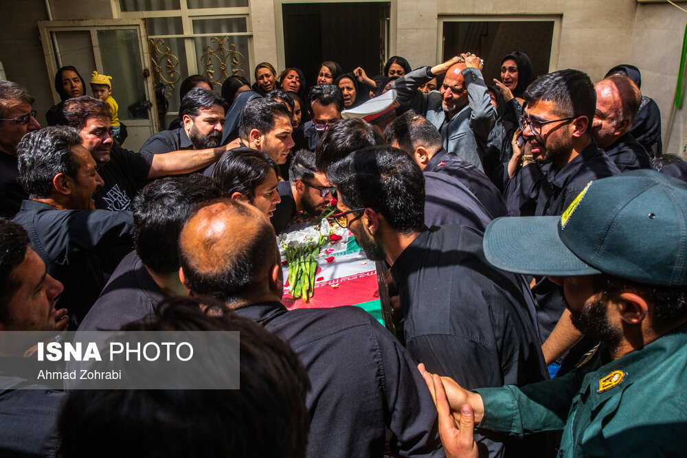 مراسم تشییع شهید فراجا - قم