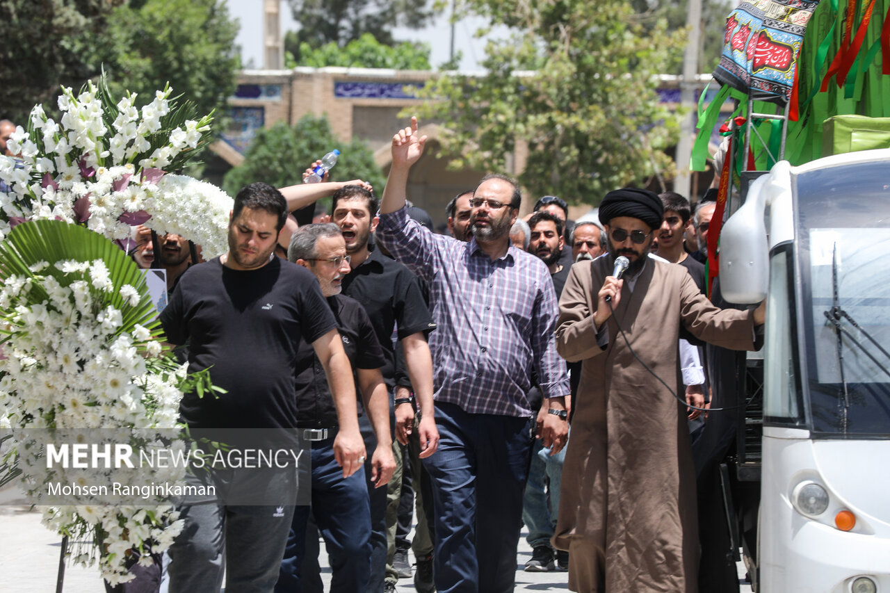 تشییع و تدفین پیکر شهدای حملات رژیم صهیونیستی در تهران