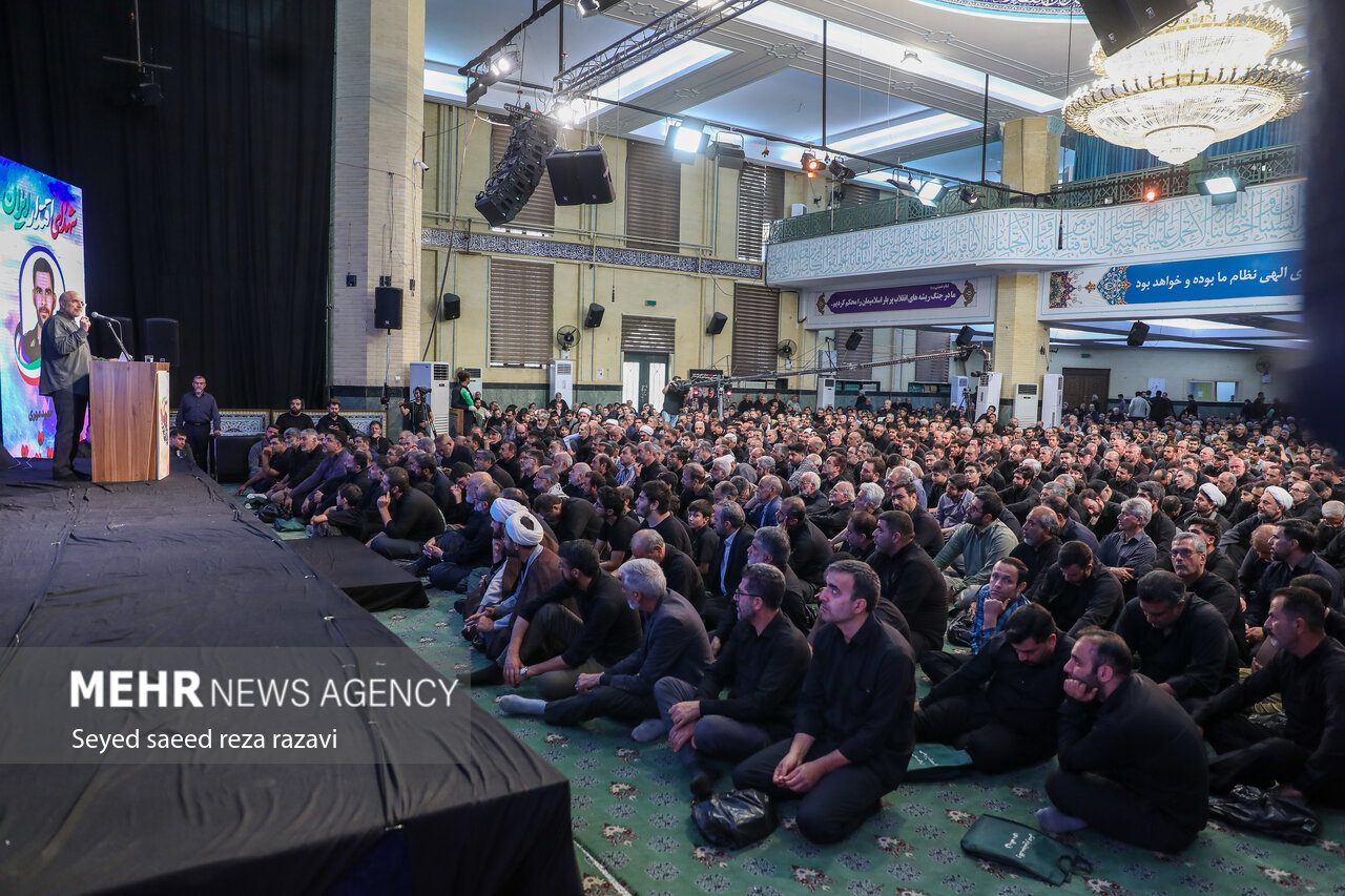 مراسم گرامیداشت اربعین شهدای هوافضای سپاه با حضور قالیباف 