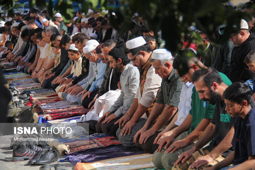 نماز عید سعید فطر اهل سنت در گرگان 