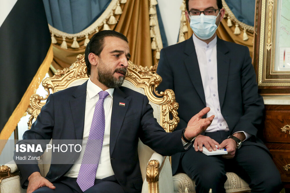 دیدار رییس پارلمان عراق با علی شمخانی