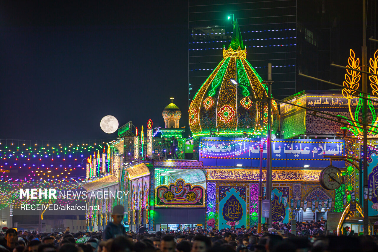 حال و هوای کربلا در شب نیمه شعبان