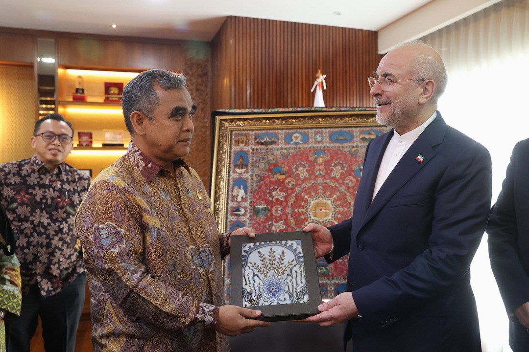 دیدار قالیباف با رییس مجلس مشورتی اندونزی 