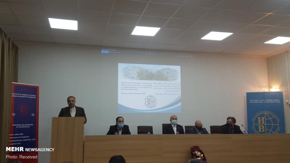 حضور قالیباف در مجلس فدرال روسیه