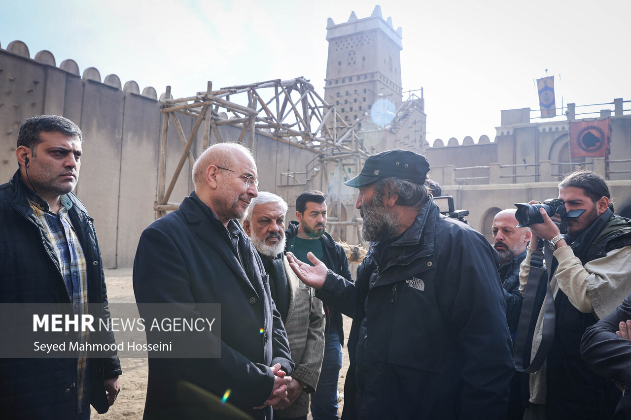 بازدید قالیباف از مراحل ساخت دو سریال تلویزیونی